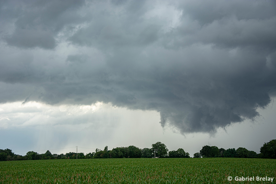 Tornade EF1 à Lingé (Indre) le 19 juin 2023