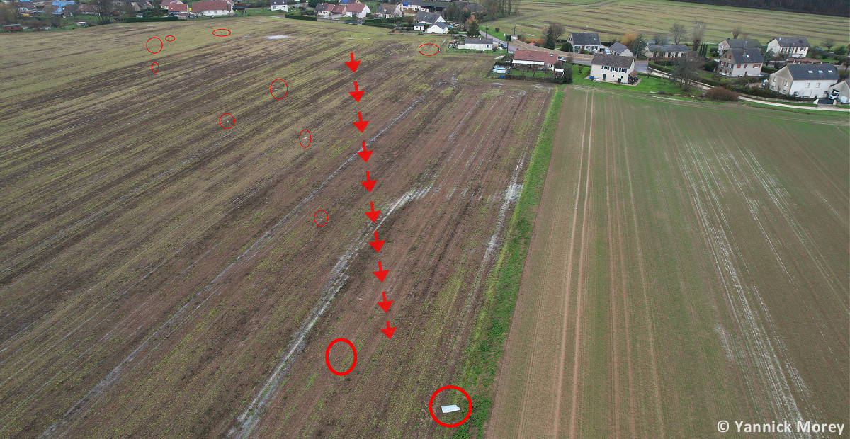 Tornade EF1 à Marigny-lès-Reullée (Côte-d'Or) le 9 décembre 2023