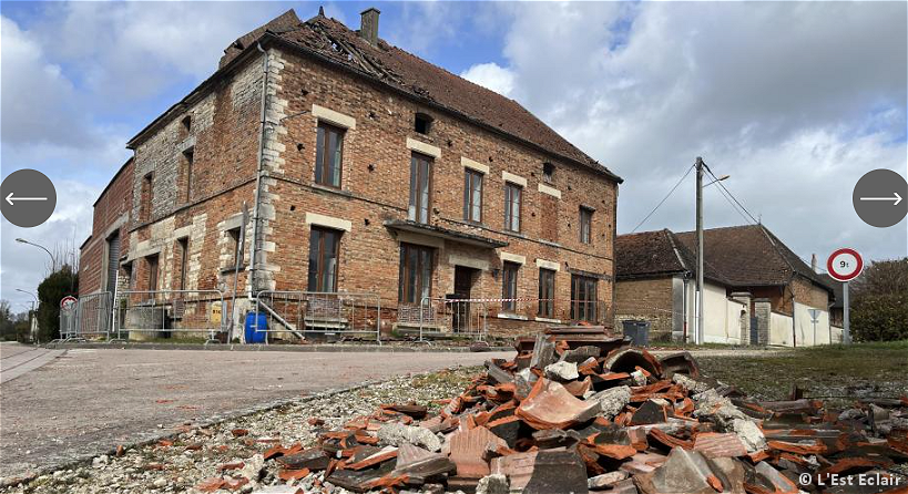 Tornade EF1 à Montiéramey (Aube) le 8 mars 2023