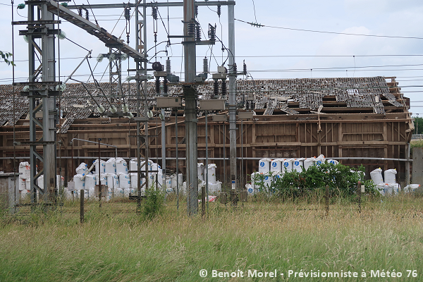 Tornade EF1 à Motteville (Seine-Maritime) le 18 juin 2023