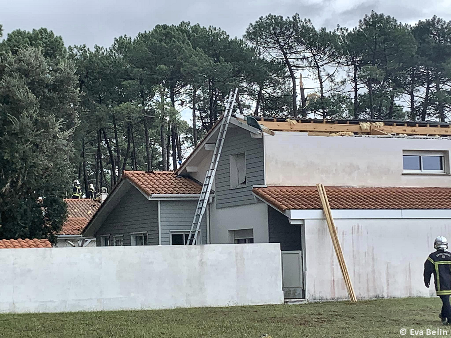 Tornade EF0 à Ondres (Landes) le 22 septembre 2023