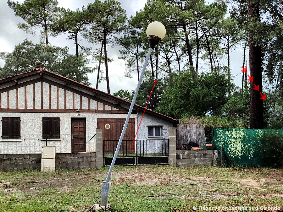 Tornade EF0 à Ondres (Landes) le 22 septembre 2023