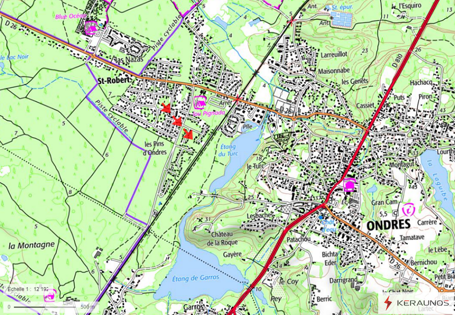 Tornade EF0 à Ondres (Landes) le 22 septembre 2023