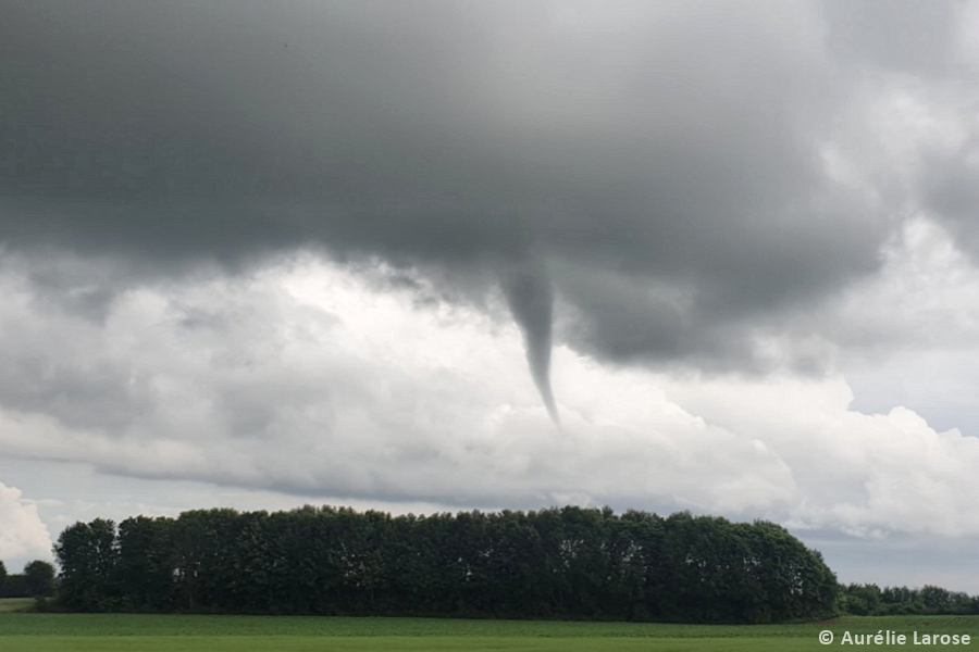 Tornade EF0 à Raffetot (Seine-Maritime) le 20 juin 2023