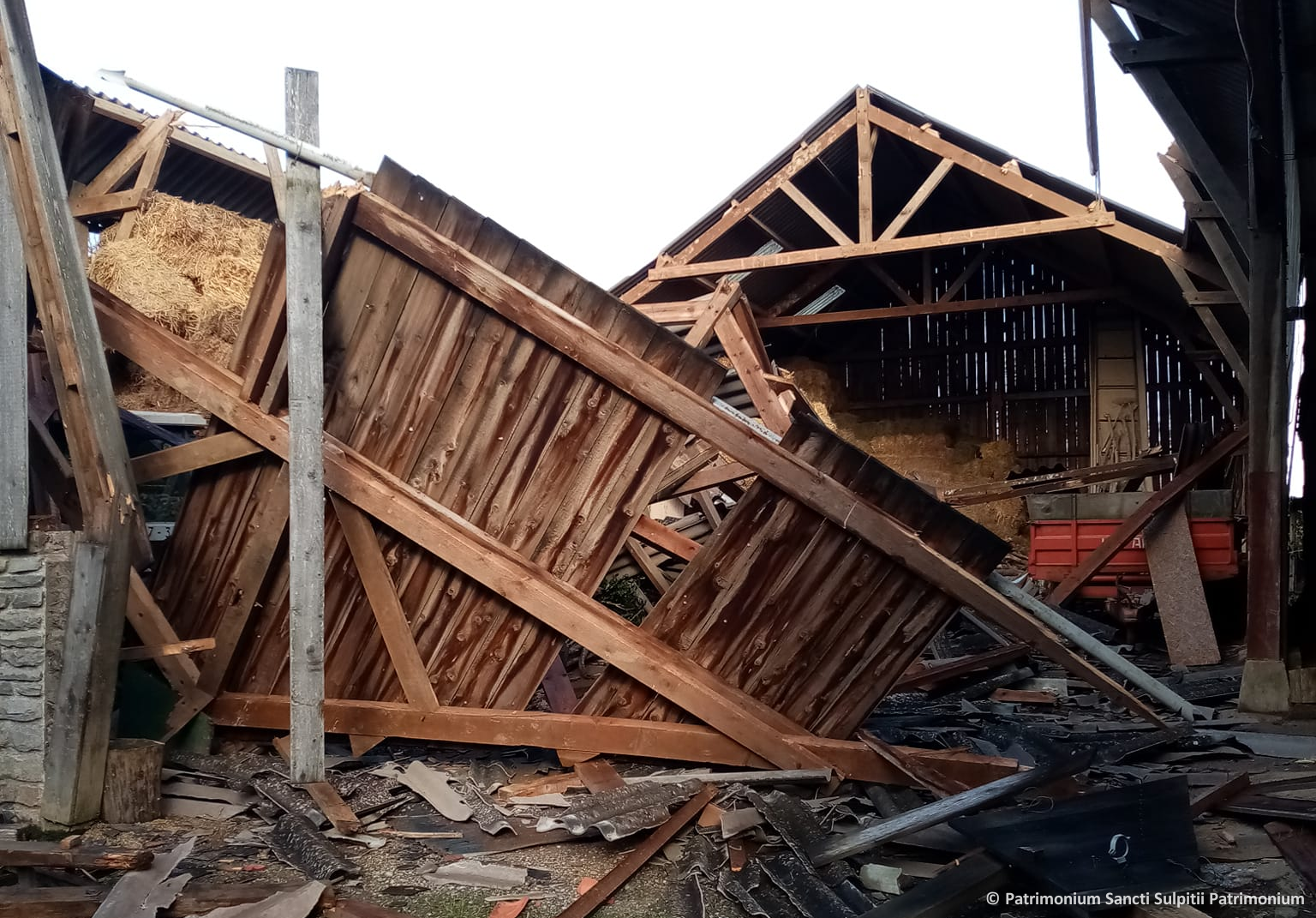 Tornade EF1 à Saint-Sulpice-la-Forêt (Ille-et-Vilaine) le 8 janvier 2023