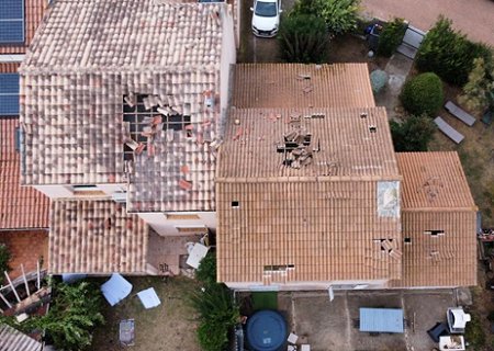 Tornade EF0 à Sète (Hérault) le 15 septembre 2023