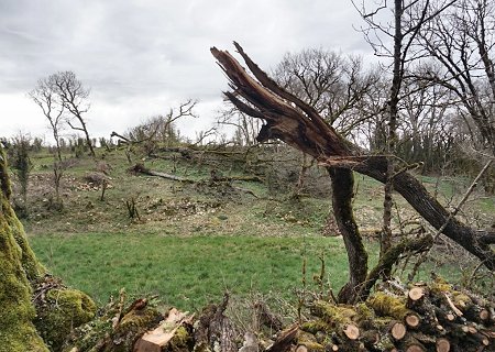 Tornade EF1 à Cahors (Lot) le 5 mars 2024