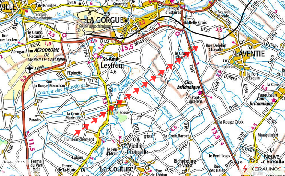 Tornade EF1 à Lestrem (Pas-de-Calais) le 8 avril 2024