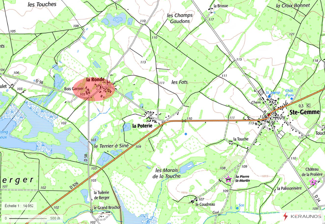 Tornade EF1 à Sainte-Gemme (Indre) le 23 septembre 2024