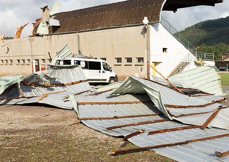 Macrorafale de forte intensité (D3) dans la région de Decazeville (Aveyron) le 25 juin 2025