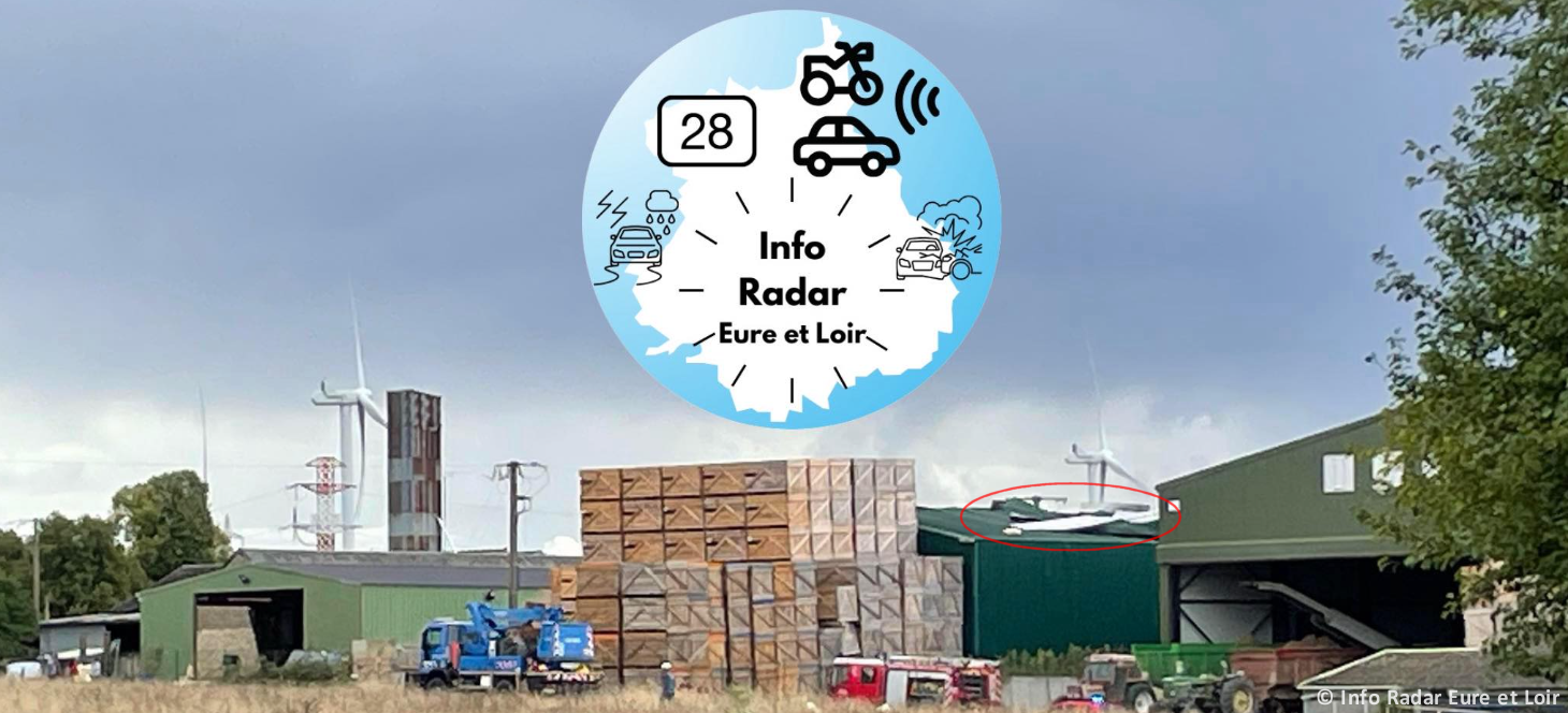 Tornade EF0 à Allonnes (Eure-et-Loir) le 29 août 2025