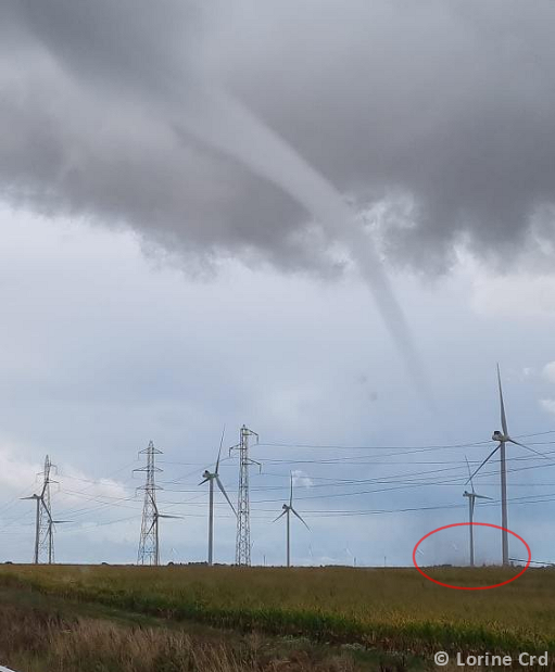 Tornade EF0 à Allonnes (Eure-et-Loir) le 29 août 2025