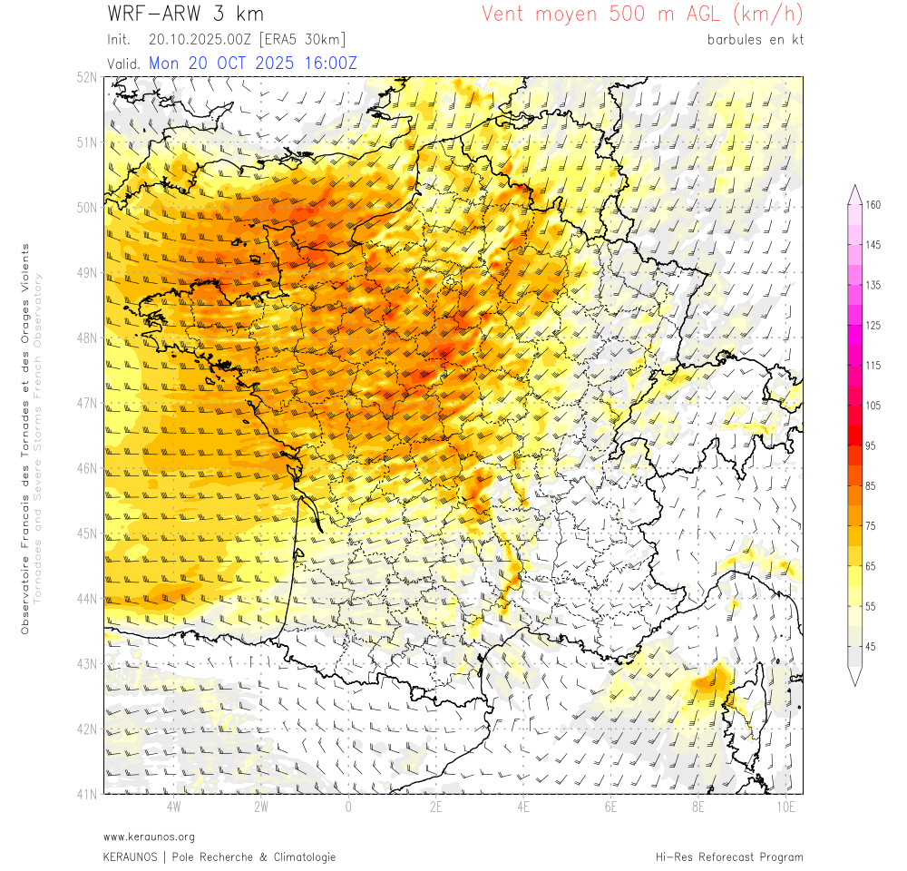 Tornade EF0 à Anglesqueville-la-Bras-Long (Seine-Maritime) le 20 octobre 2025