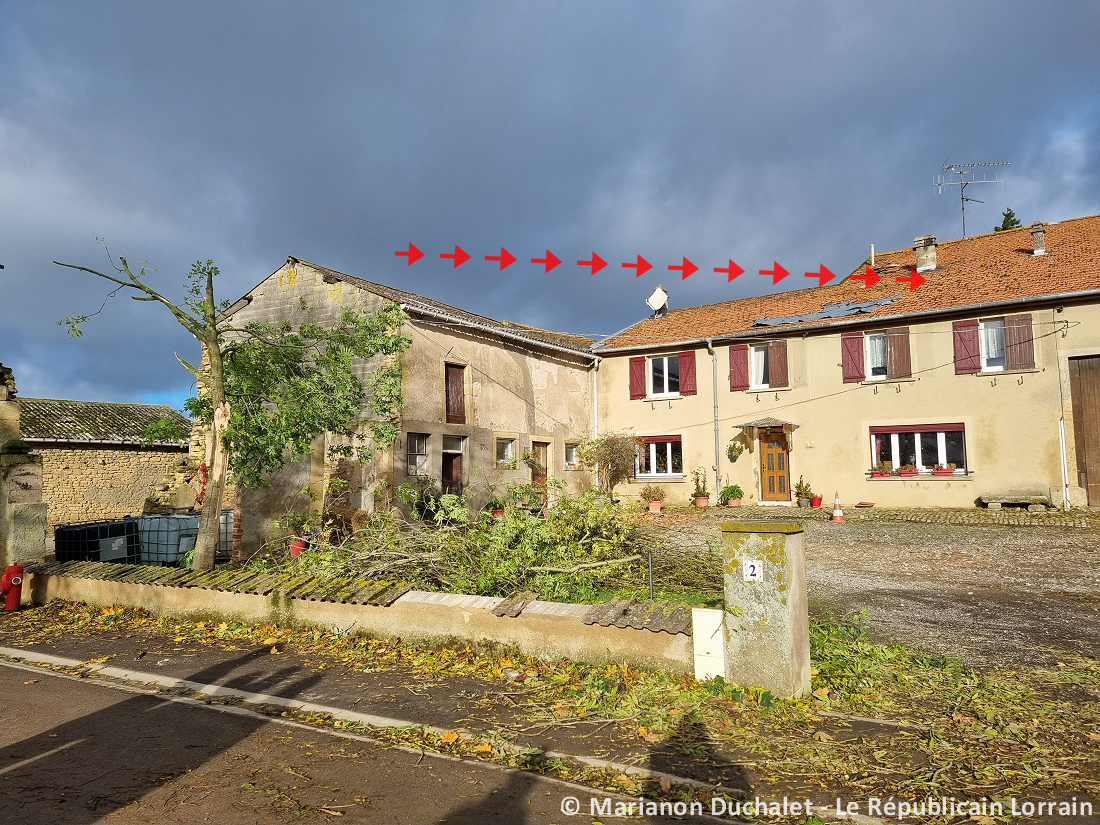 Tornade EF1 à Chambley-Bussières (Meurthe-et-Moselle) le 20 octobre 2025