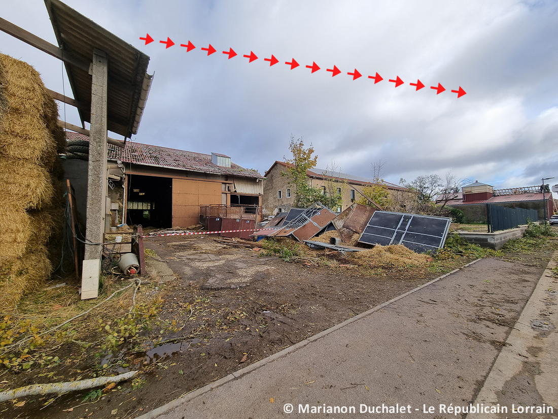 Tornade EF1 à Chambley-Bussières (Meurthe-et-Moselle) le 20 octobre 2025