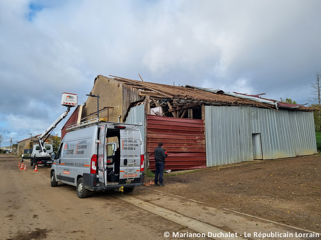 Tornade EF1 à Chambley-Bussières (Meurthe-et-Moselle) le 20 octobre 2025