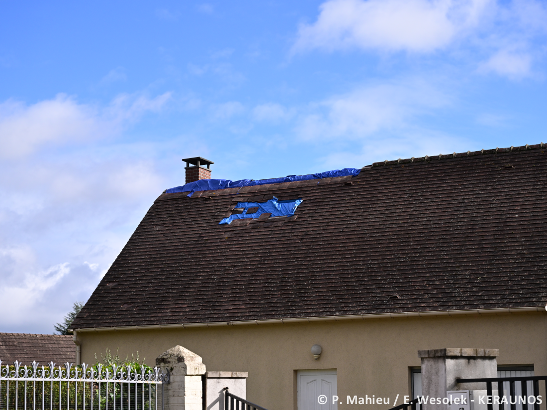 Tornade EF0 à Chaumont-en-Vexin (Oise) le 20 octobre 2025