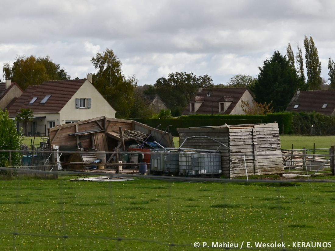 Tornade EF0 à Chaumont-en-Vexin (Oise) le 20 octobre 2025