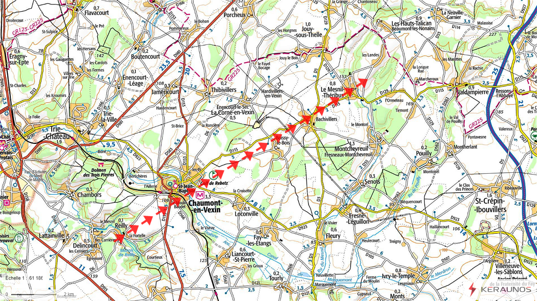 Tornade EF0 à Chaumont-en-Vexin (Oise) le 20 octobre 2025