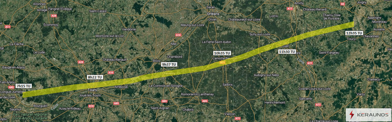 Tornade EF0 à Chitenay (Loir-et-Cher) le 21 juillet 2025