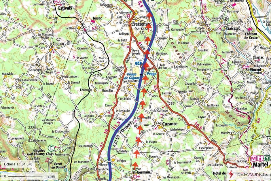 Tornade EF1 à Cuzance (Lot) le 19 avril 2025