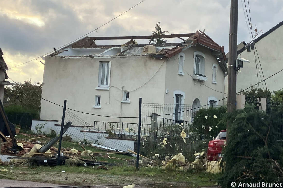 Tornade EF2 à Ermont (Val-d'Oise) le 20 octobre 2025