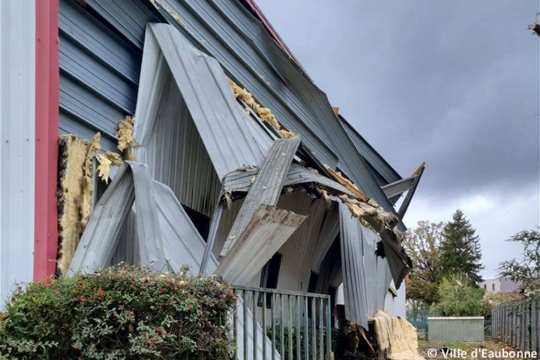 Tornade EF2 à Ermont (Val-d'Oise) le 20 octobre 2025