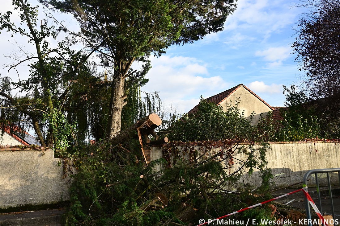 Tornade EF2 à Ermont (Val-d'Oise) le 20 octobre 2025