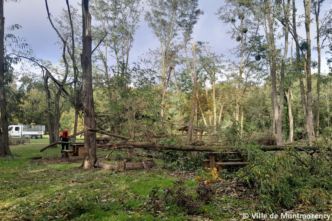 Tornade EF2 à Ermont (Val-d'Oise) le 20 octobre 2025