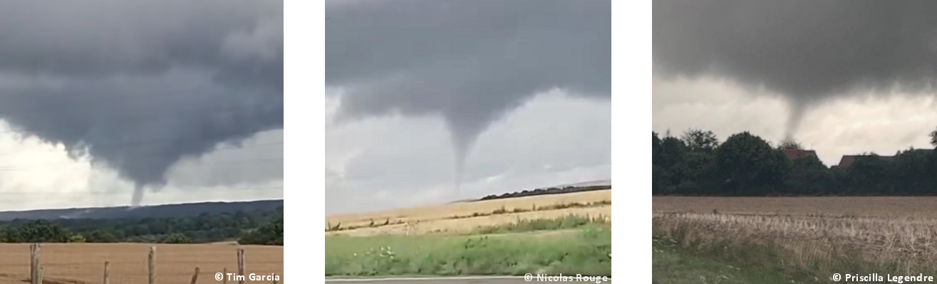 Tornade EF0 à Frémécourt (Val-d'Oise) le 21 juillet 2025