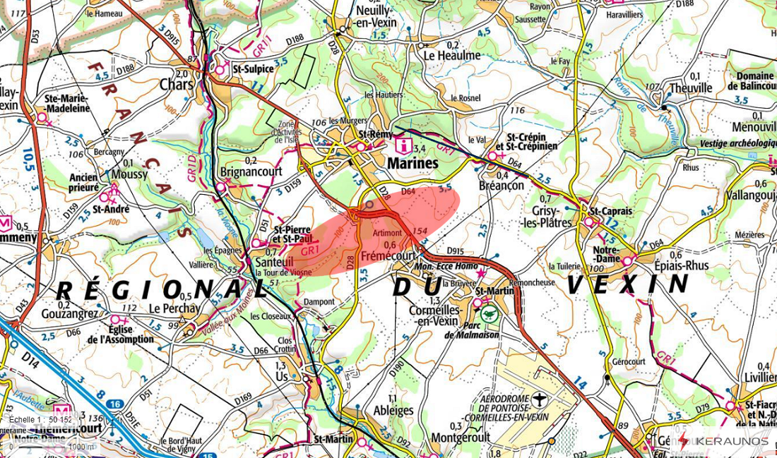 Tornade EF0 à Frémécourt (Val-d'Oise) le 21 juillet 2025