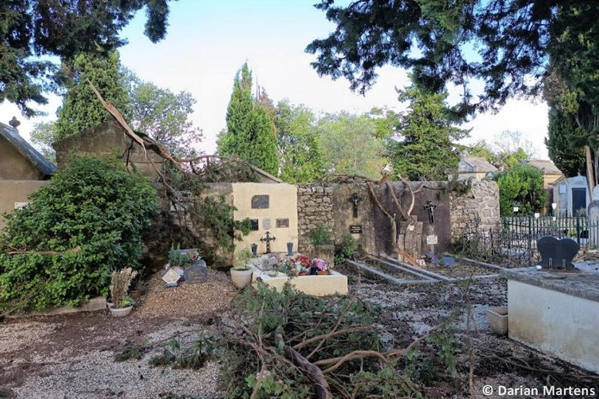 Tornade EF0 à Garrigues-Sainte-Eulalie (Gard) le 31 août 2025