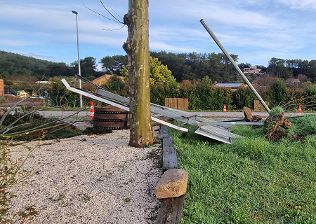 Tornade EF0 à Gonfaron (Var) le 22 mars 2025