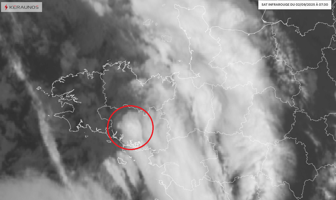 Tornade EF2 à Guéhenno (Morbihan) le 2 septembre 2025