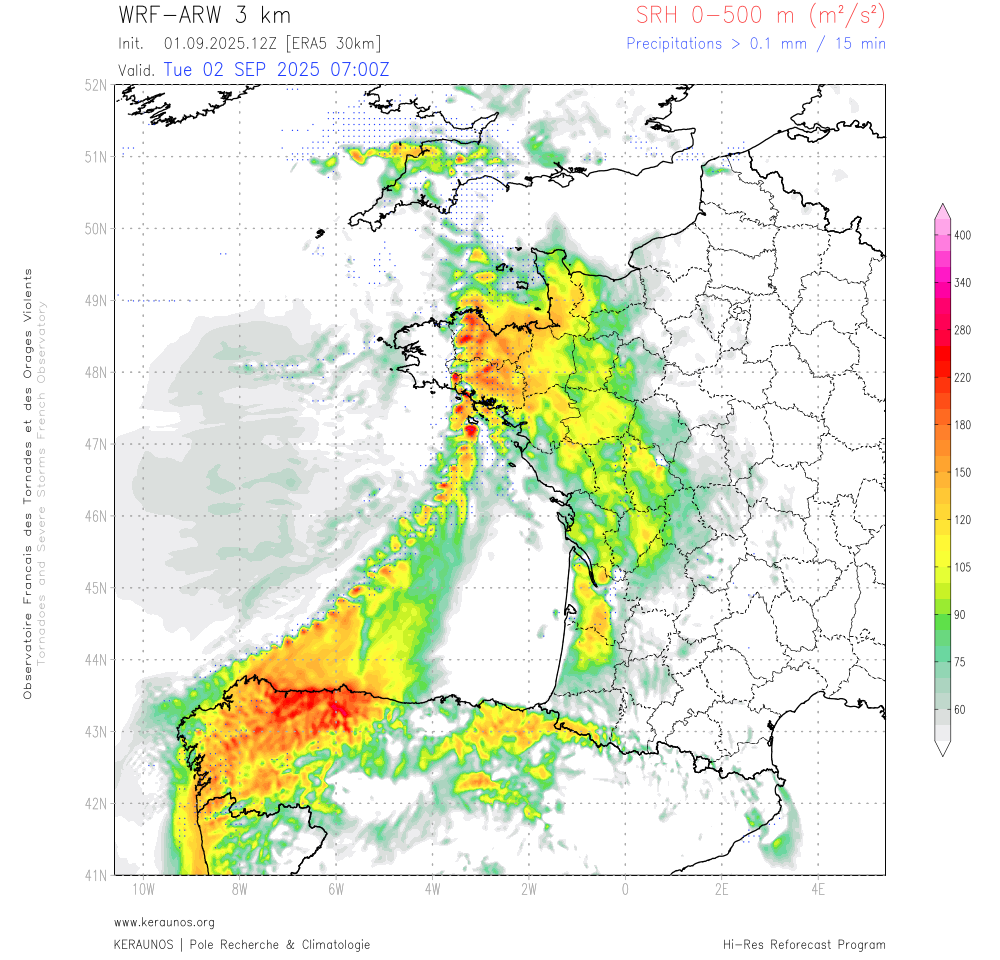 Tornade EF2 à Guéhenno (Morbihan) le 2 septembre 2025