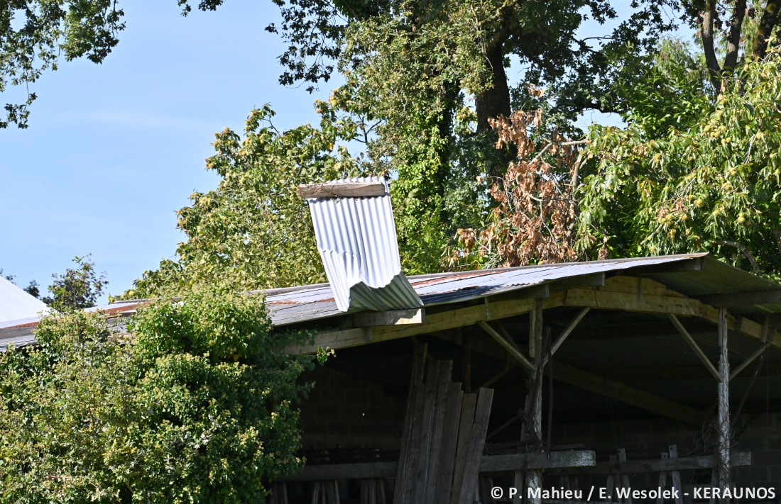 Tornade EF2 à Guéhenno (Morbihan) le 2 septembre 2025