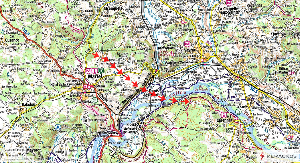 Tornade EF1 à Martel (Lot) le 29 août 2025