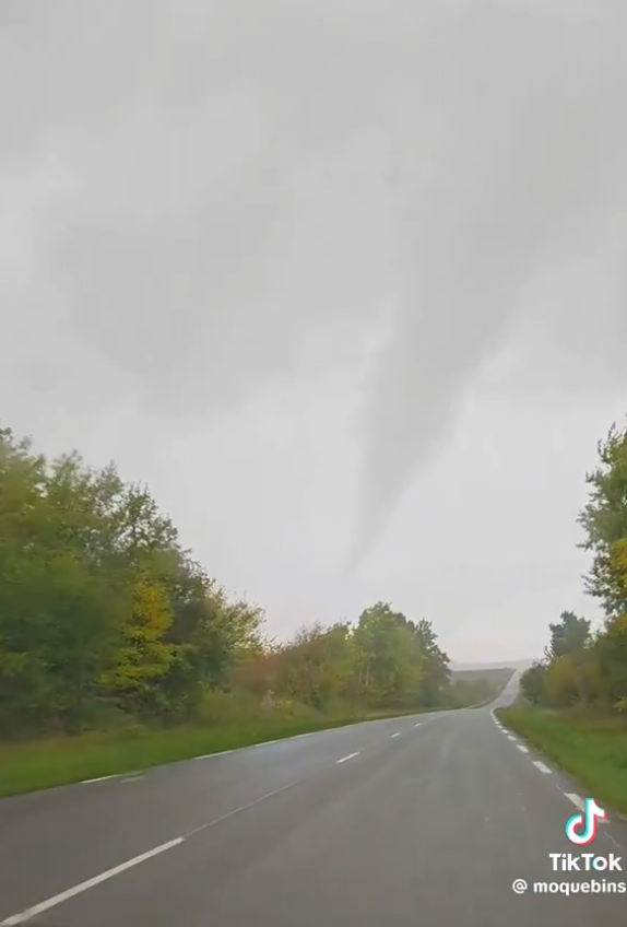 Tornade EF0 à Michery (Yonne) le 20 octobre 2025