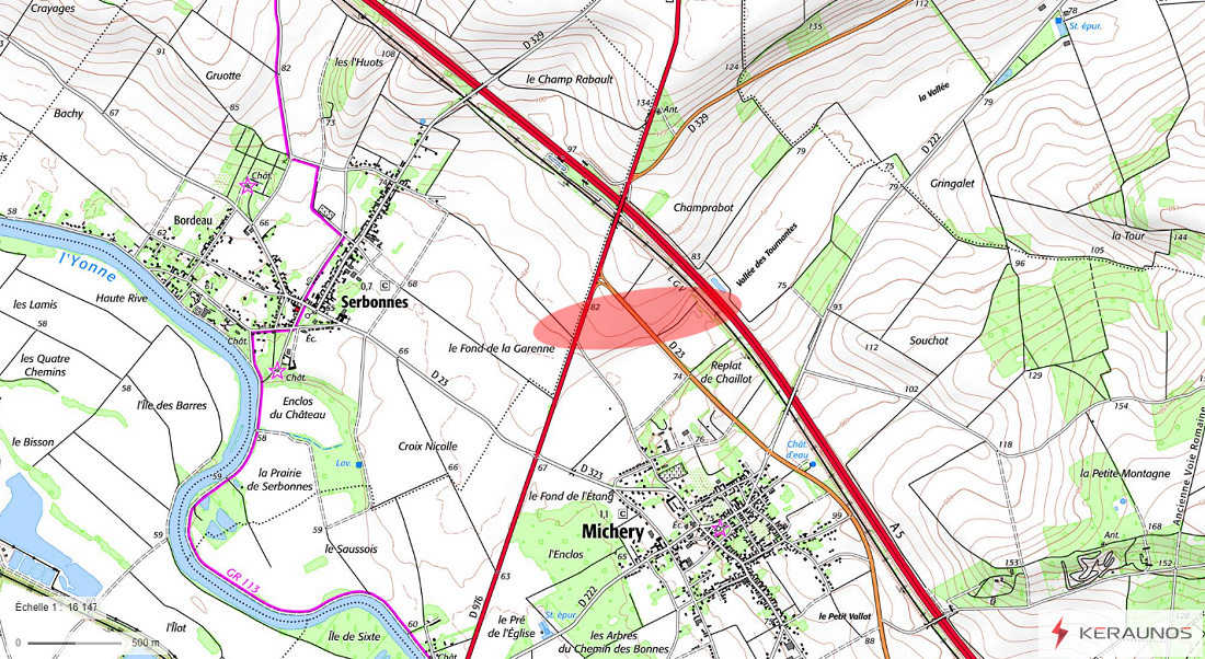 Tornade EF0 à Michery (Yonne) le 20 octobre 2025