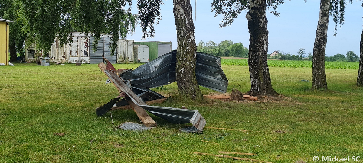 Tornade EF0 à Riedseltz (Bas-Rhin) le 28 mai 2025