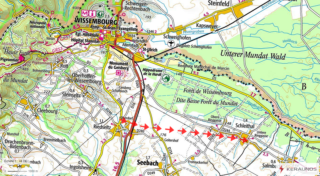 Tornade EF0 à Riedseltz (Bas-Rhin) le 28 mai 2025