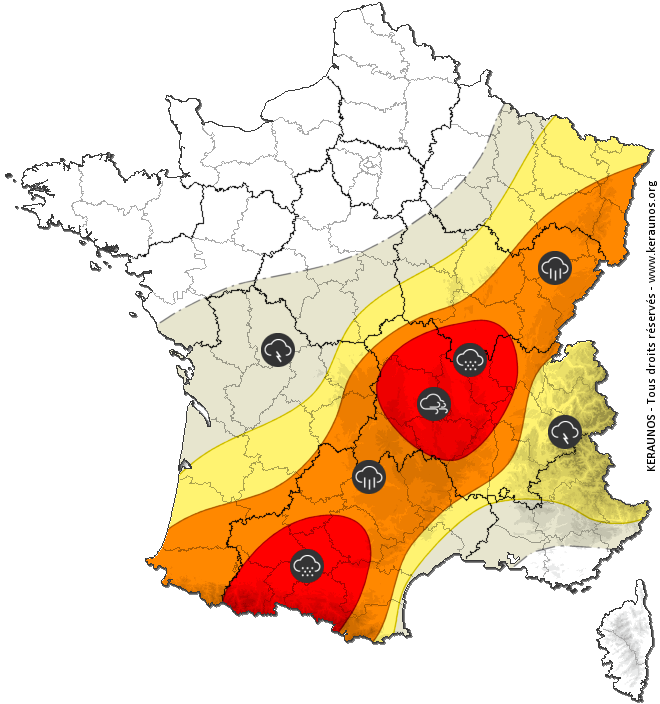 Tornade EF2 à Roche-en-Forez (Loire) le 1er juin 2025