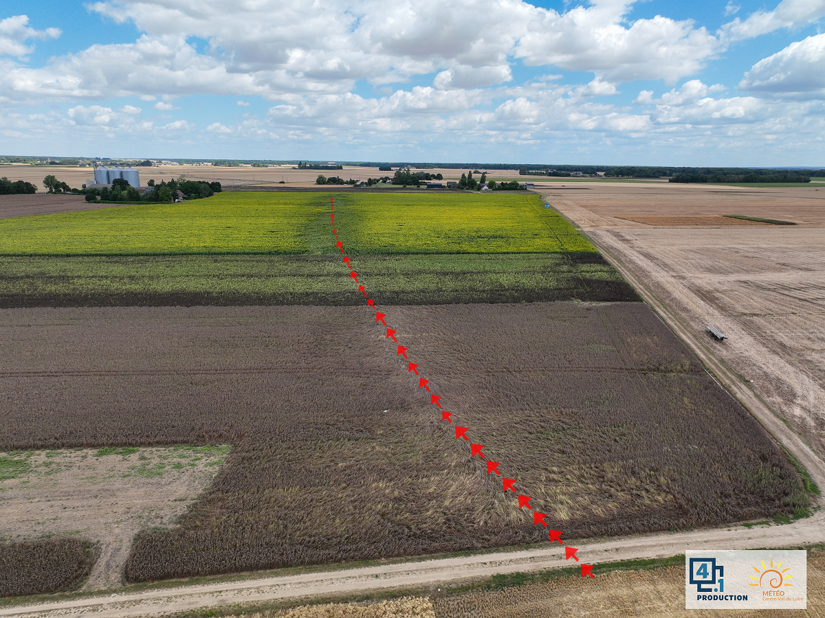 Tornade EF0 à Saint-Amand-Longpré (Loir-et-Cher) le 6 juillet 2025