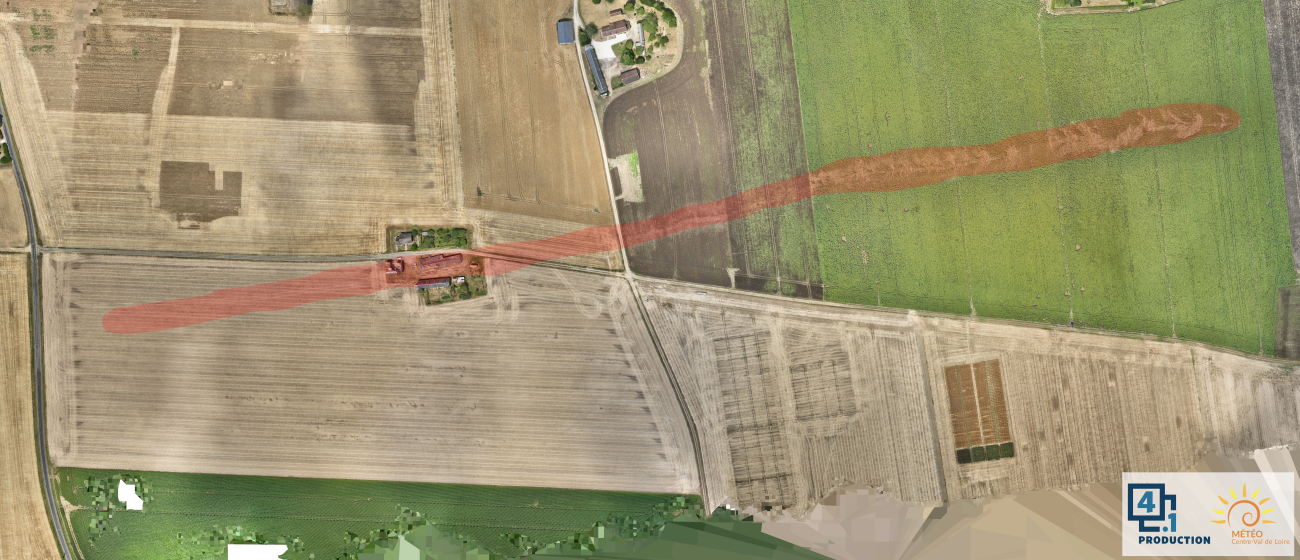 Tornade EF0 à Saint-Amand-Longpré (Loir-et-Cher) le 6 juillet 2025