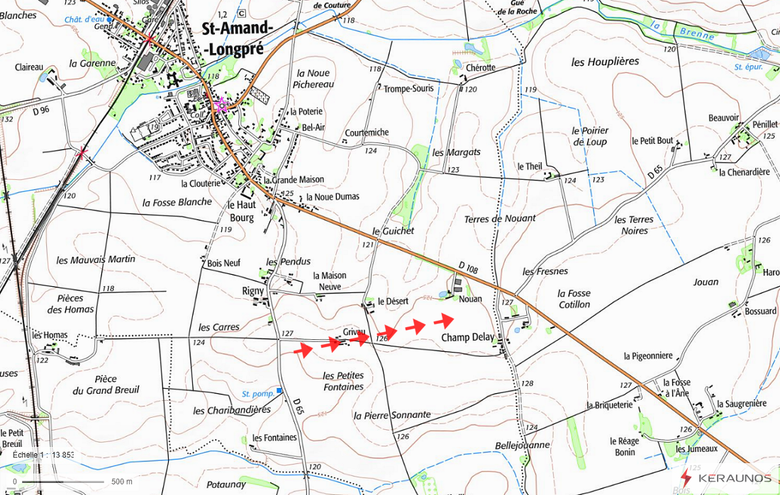 Tornade EF0 à Saint-Amand-Longpré (Loir-et-Cher) le 6 juillet 2025