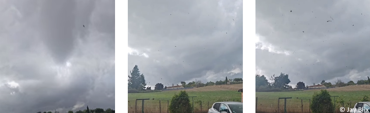 Tornade EF1 à Saint-Rabier (Dordogne) le 29 août 2025