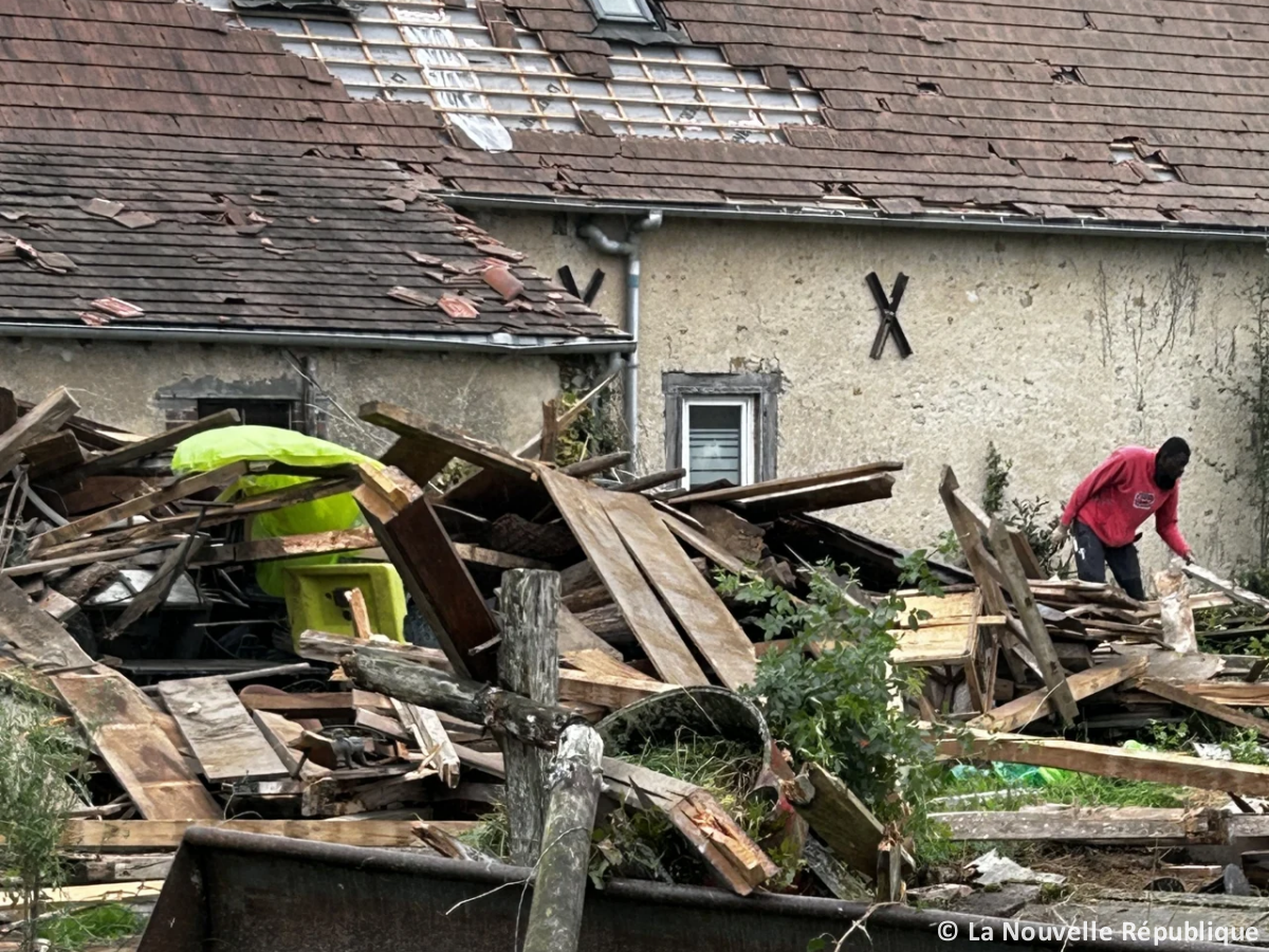 Tornade EF1 à Sainte-Gemme (Indre) le 23 septembre 2024