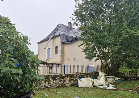 Tornade EF0 à Sainte-Orse (Dordogne) le 23 juillet 2025
