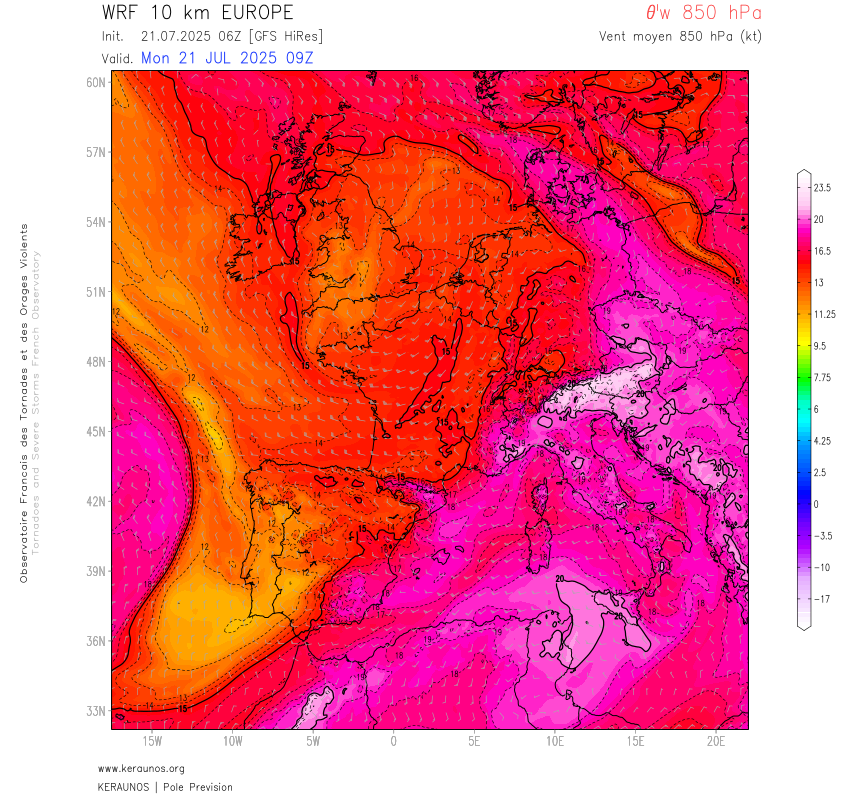 Tornade EF1 à Tours (Indre-et-Loire) le 21 juillet 2025