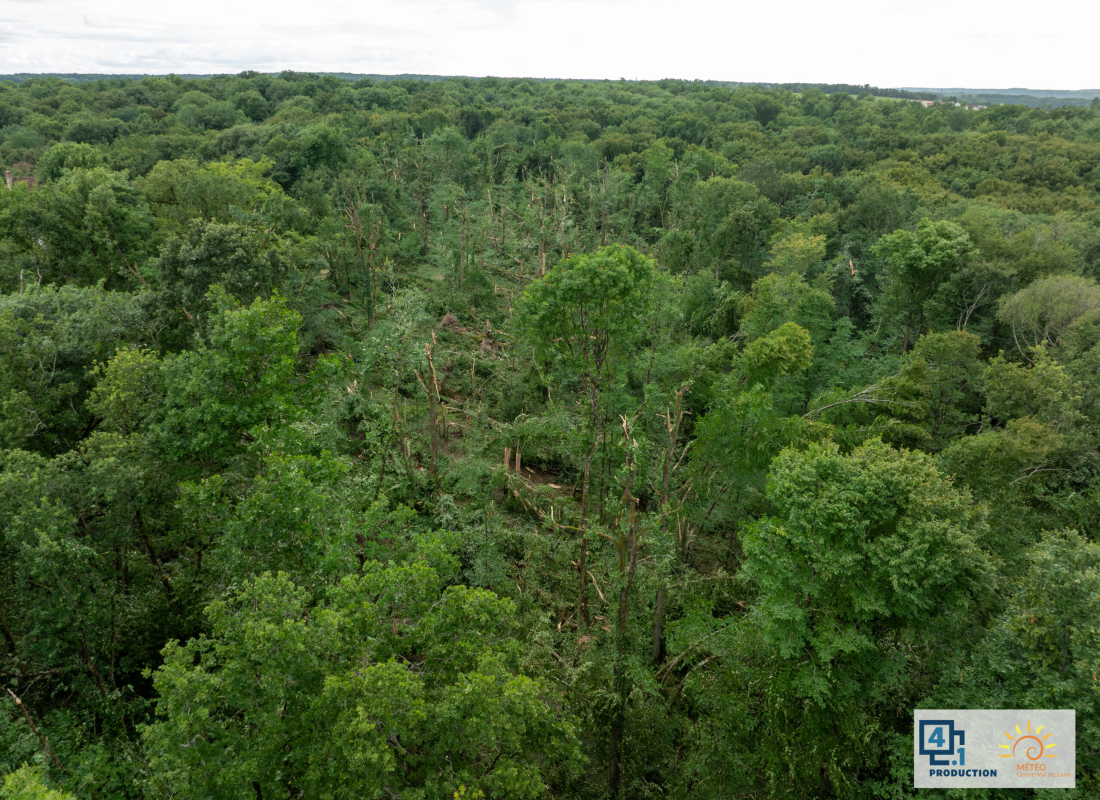 Tornade EF1 à Tours (Indre-et-Loire) le 21 juillet 2025